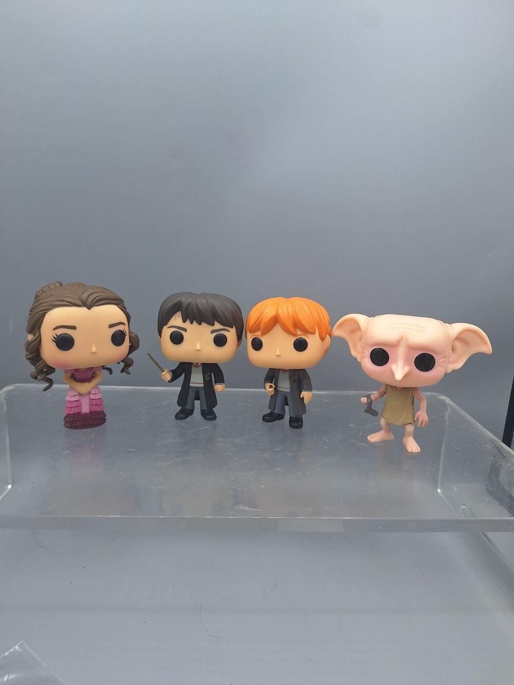 Funko Pop!~Harry Potter~Set Of 4~Harry Potter~Hermione Granger~Dobby~Ron Weasley